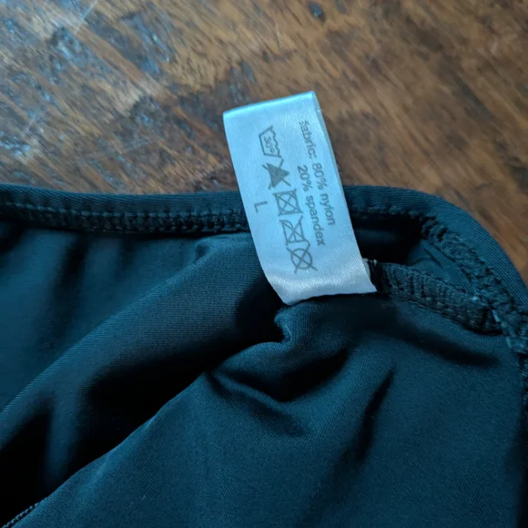 Rad Swim Jenna Black Racerback One-Piece Swimsuit with Front Zipper - Picture 3 of 3